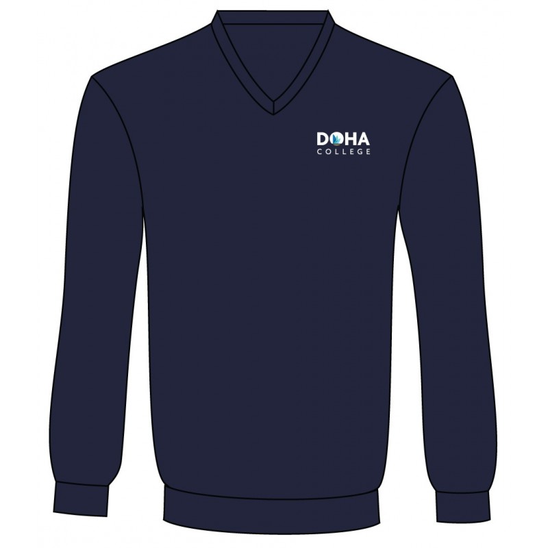 Navy Blue VNeck Sweater -- [EYFS TO SECONDARY]
