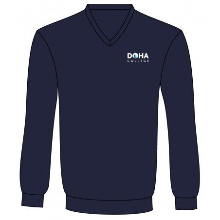 Navy Blue VNeck Sweater -- [EYFS TO SECONDARY]