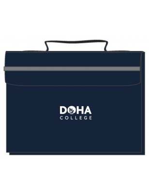 Navy Blue Book Bag -- [ACCESSORIES]