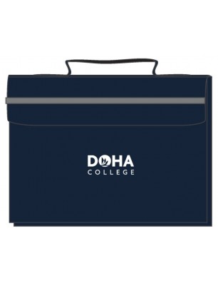 Navy Blue Book Bag -- [ACCESSORIES]