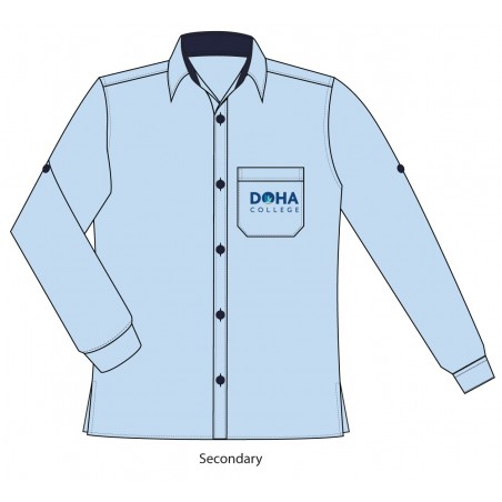 Girls FSL Skyblue Blouse -- [SECONDARY]