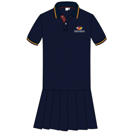 Navy Blue Polo Dress -- [PRE-K - KG2]