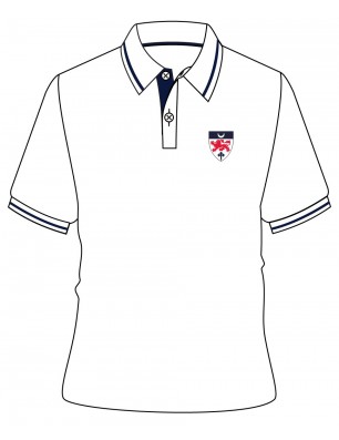 White Polo T Shirt -- [Grade 7 -Grade 10]