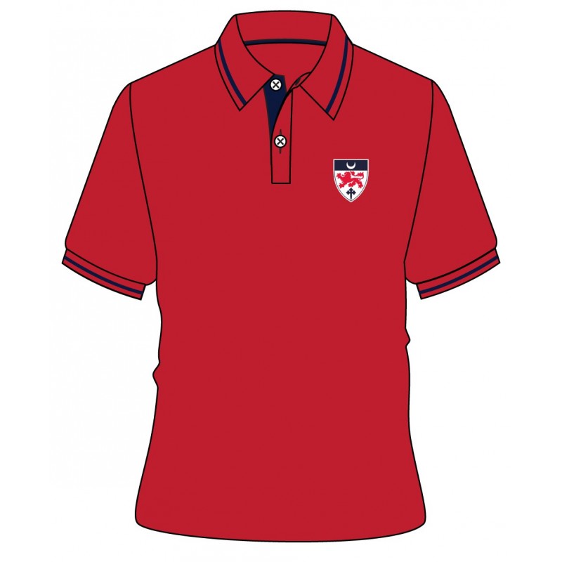 Red Polo T Shirt -- [Grade 7 - Grade 10]