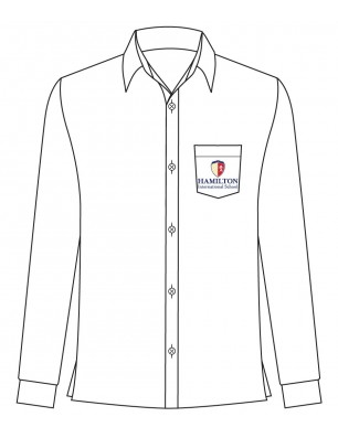 White Full Sleeve Shirt -- [PREK - KG2]