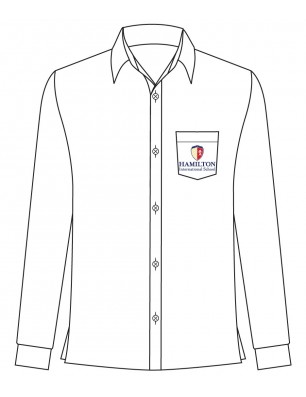 White Full Sleeve Shirt -- [PREK - KG2]