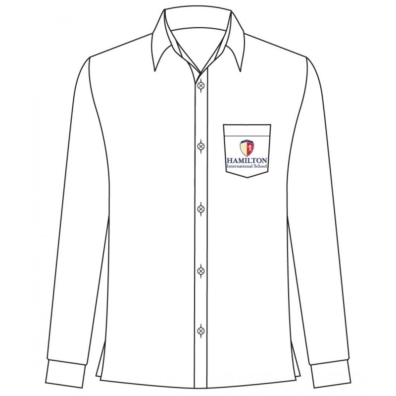 White Full Sleeve Shirt -- [GRADE 1 - GRADE 8]