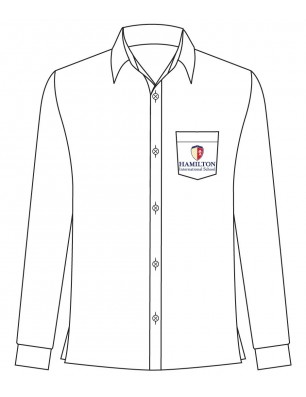 White Full Sleeve Shirt -- [GRADE 1 - GRADE 8]
