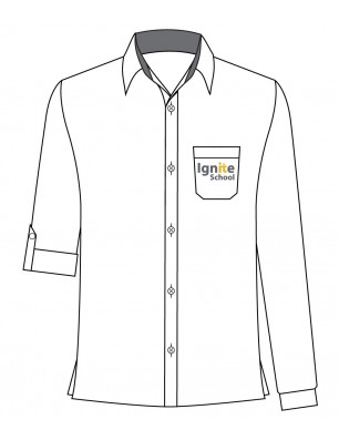 White Foldable Shirt -- [GRADE 3 - GRADE 5]