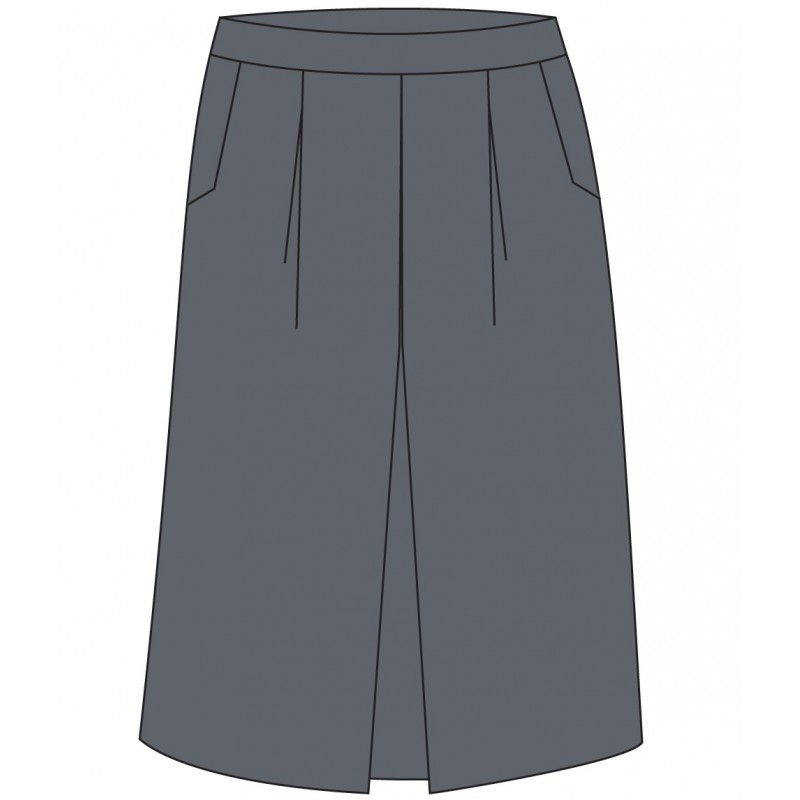 Grey Long Skirt -- [GRADE 3 - GRADE 5]