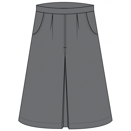 Knee Length Skirt -- [GRADE 3 - GRADE 8]