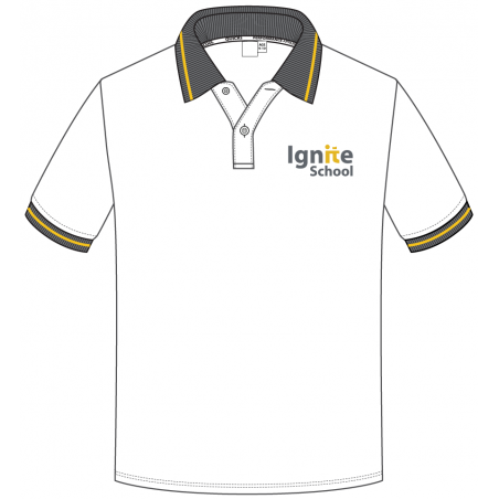 White Polo Shirt -- [KG - GRADE 2]