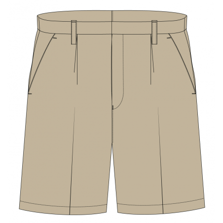 Khaki Bermuda -- [KG - GRADE 5]
