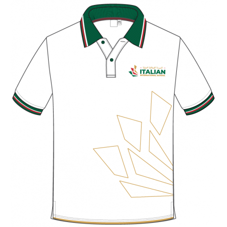 White Polo Shirt -- [KG1 - GRADE 6]
