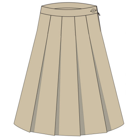 Khaki Skirt -- [GRADE 1 - GRADE 10]