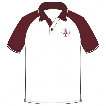 SSL Maroon/White T.Shirt -- [GRADE 9 - GRADE 12]