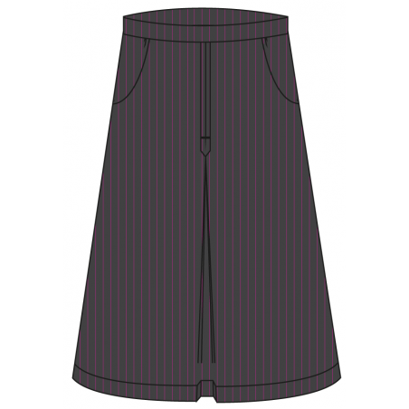 Grey Pleated Skirt -- [GRADE 6 - GRADE 12]