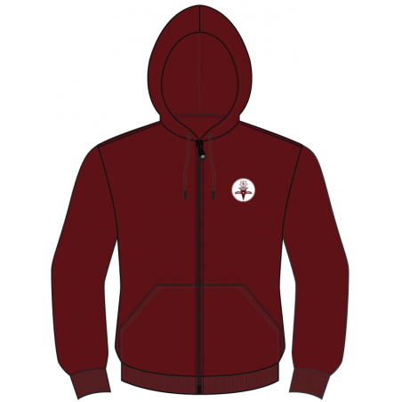 Maroon Hoodie -- [KG1 - GRADE 8]