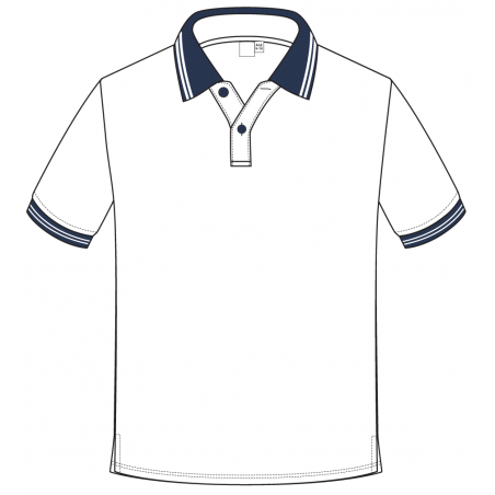 قميص بولو - كم قصير -- [مرحلة رياض الأطفال - الصف 6]