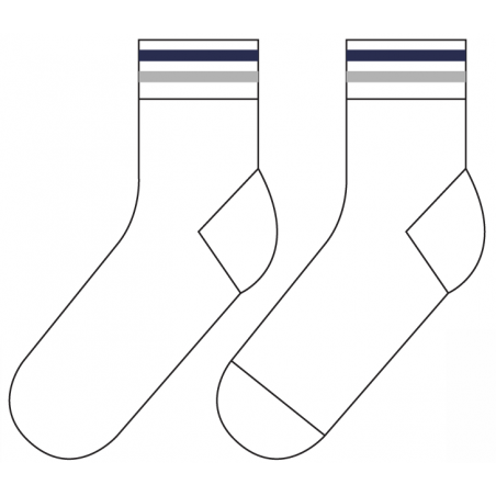 White Socks -- [KG - GRADE 5]