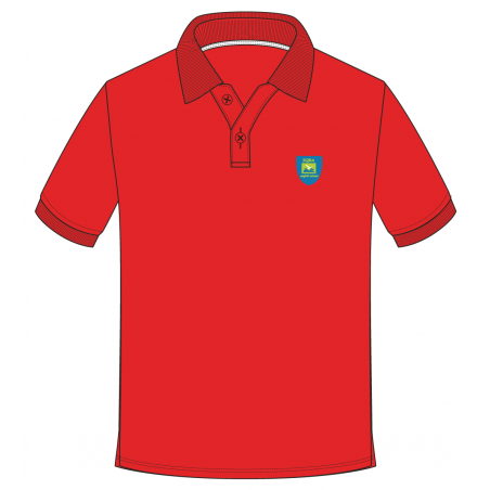 Red Polo P.E Shirt -- [PRE-SCHOOL - YEAR 6]