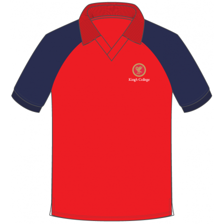 تي شيرت بولو - أحمر -- [مرحلة الحضانة - الصف 8]