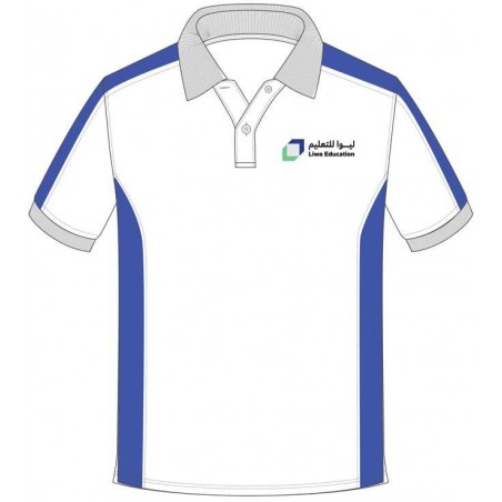 Blue HS Polo [ P.E ] T.Shirt -- [GRADE 1 - GRADE 12]