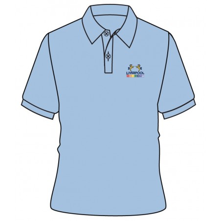 Skyblue Polo T.Shirt -- [NURSERY]