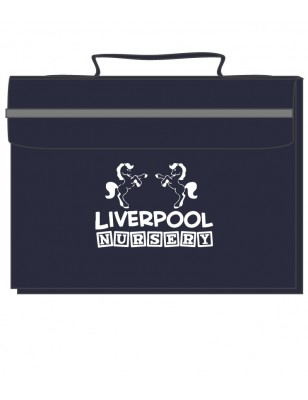 Navy Blue Bookbag -- [NURSERY]