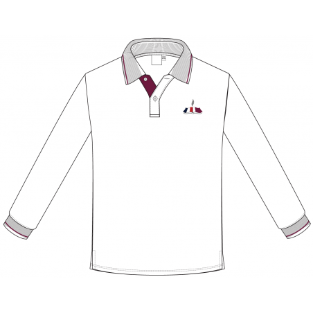 FSL White Polo T.Shirt -- [GRADE 5 - GRADE 9]