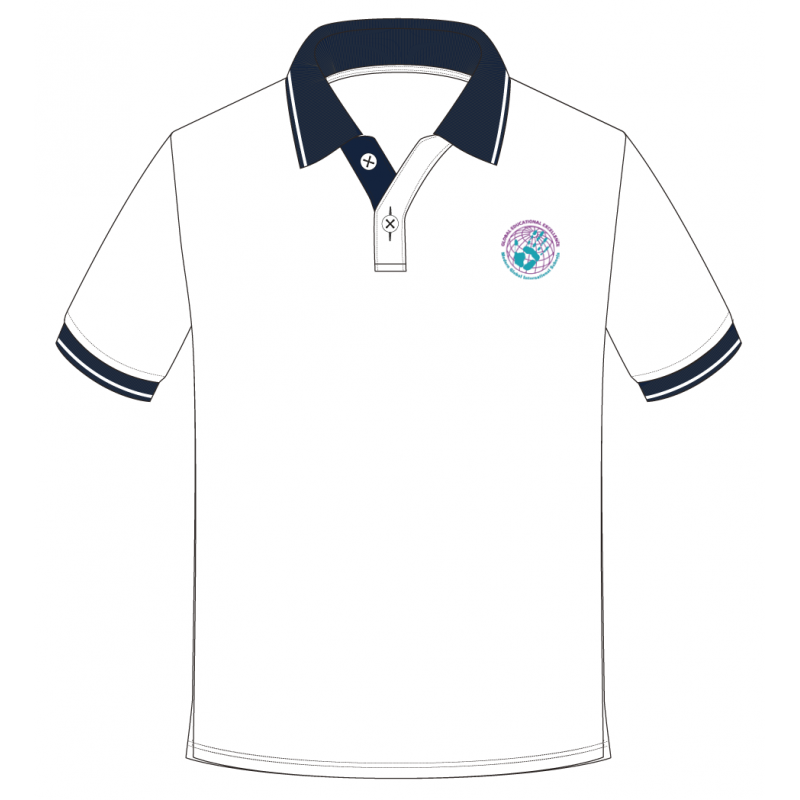 SSL White Polo Shirt -- [GRADE 1 - GRADE 12]