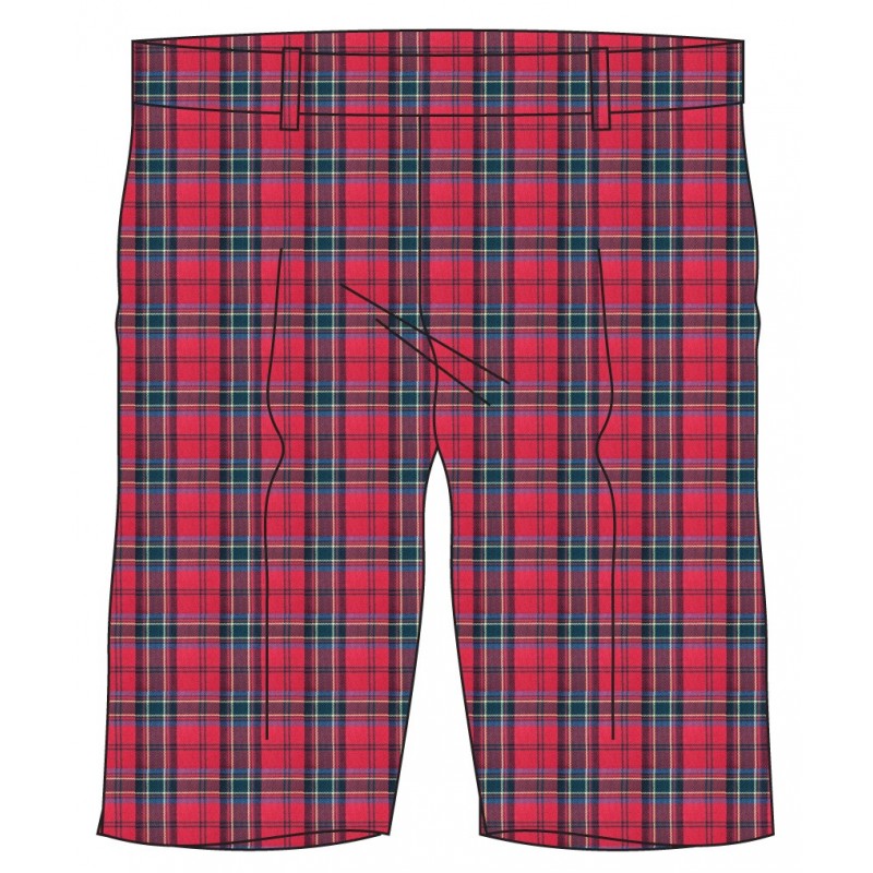 Red Tartan Bermuda -- [Pre KG - KG2]