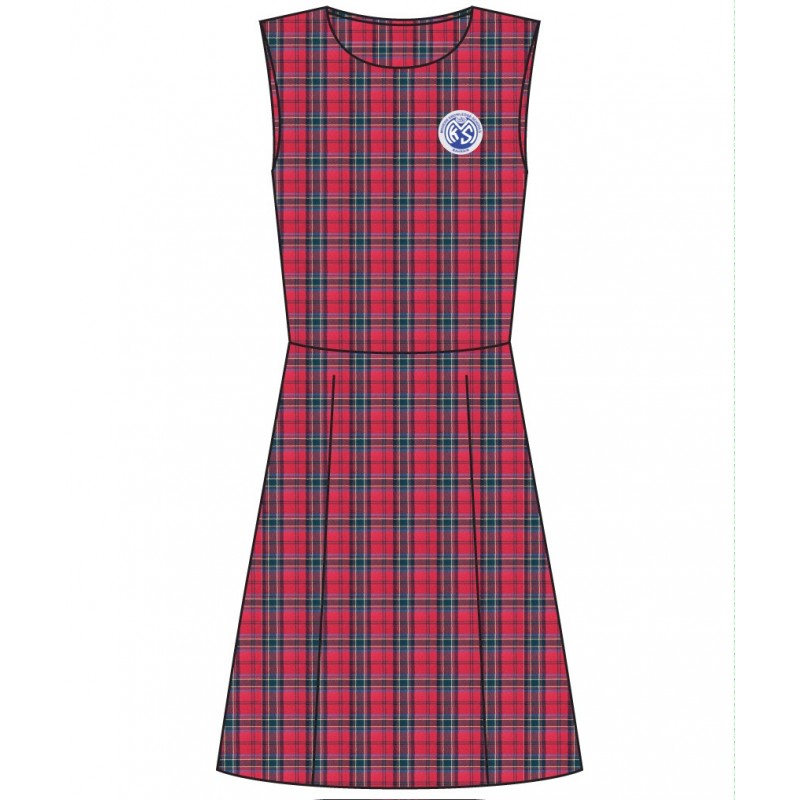 Red Tartan Pinafore -- [KG1 - KG2]