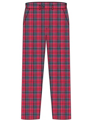 Red Tartan Trouser -- [Pre KG - KG2]
