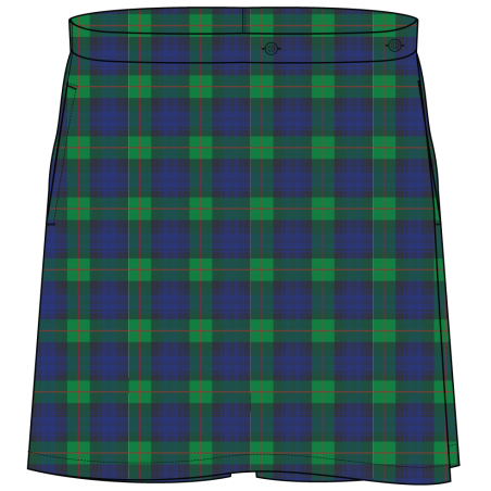 Green Tartan Skort -- [GRADE 1 - GRADE 5]