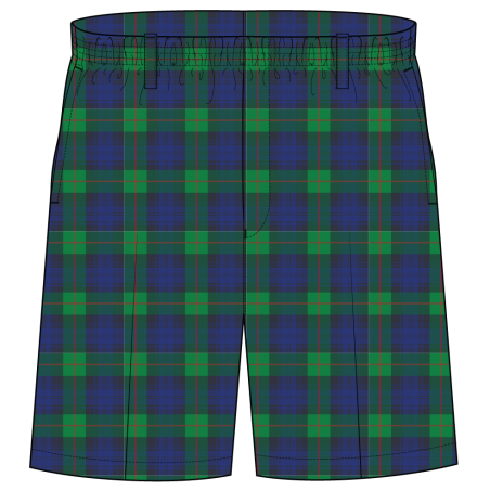 Green Tartan Bermuda -- [GRADE 1 - GRADE 5]