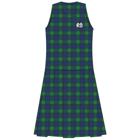 Green Tartan Pinafore -- [GRADE 1 - GRADE 5]