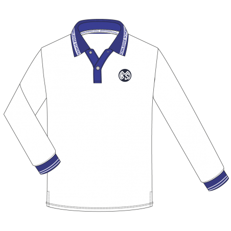 FSL White Polo T.Shirt [B Col] -- [GRADE 6 - GRADE 12]