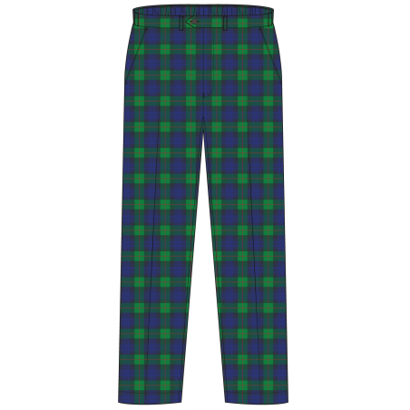 Green Tartan Trouser -- [GRADE 1 - GRADE 5]