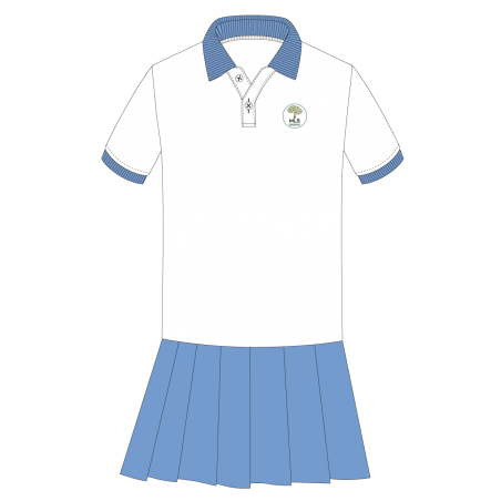 White Polo Dress -- [PRE-K - KG2]
