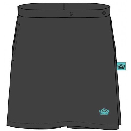 Grey Herringbone Skort