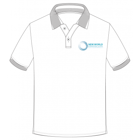 SSL White Polo -- [KG1 - GRADE 9]