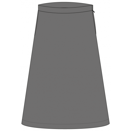 Grey Long Skirt-- [GRADE 7 - GRADE 10]