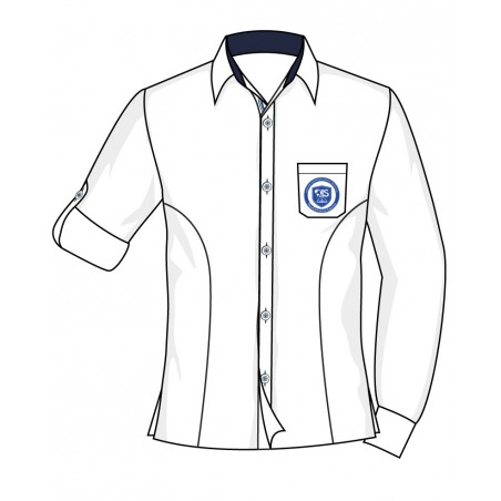 White Girls Woven Blouse -- [YEAR 12 & YEAR 13]