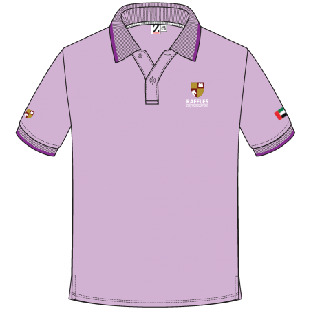 Light Purple Polo T.Shirt -- [PRE-K - GRADE 1]