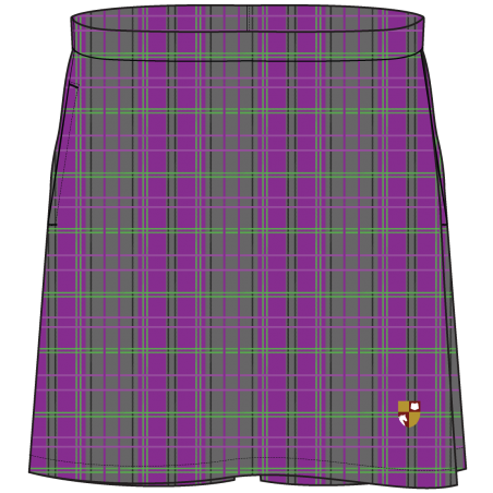 Tartan Purple Skort -- [PRE-K - GRADE 1]