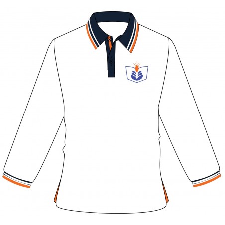 FSL White Polo (Cotton) -- [KG1 - GRADE 12]