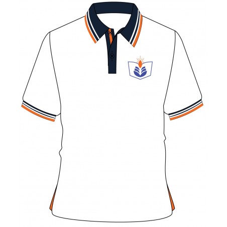 SSL White Polo (Cotton) -- [KG1 - GRADE 12]