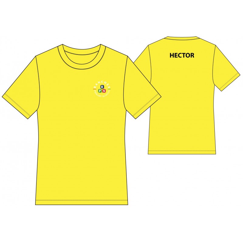 Yellow HS Polo T.Shirt -- [YEAR 1 - YEAR 6]