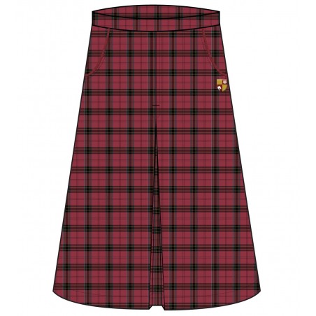 Tartan (Maroon) Skirt -- [GRADE 6 - GRADE 12]